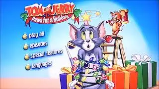 DVD Menu Walkthrough to Tom and Jerry Paws for a Holiday (Request Video for Marcus Miller)
