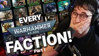 Every single Warhammer 40k (WH40k) Faction Explained | Part 1 | DeeBeeGeek Reacts