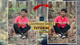 How To Color Grade ORANGE PURPLE TONE In Lightroom Mobile App.