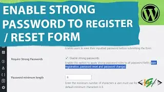 How to Enable Strong Password in Registration / Reset & Change Form in Ultimate Member WordPress