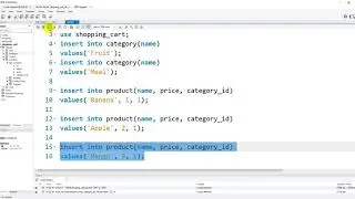 Design a shopping cart database
