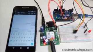 Sim900A GSM Module Interfacing with Arduino UNO