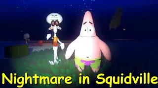 Nightmare in Squidville Full Playthrough Gameplay (SpongeBob Horror Game)