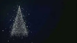 Christmas tree with sparkles | Green Screen Library