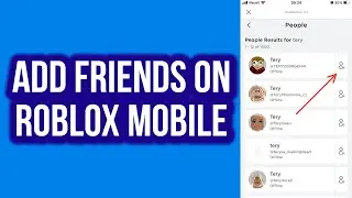 How to Add Friends on Roblox Mobile