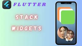 Stack widgets in flutter || stack in flutter || how to overlay container in flutter || #flutter #app