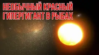 Звезда Красный гипергигант в Рыбах