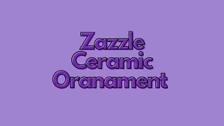 #Zazzle Circle Ceramic Ornament | #printondemand