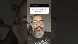O QUE UM GESTOR DE TI FAZ?