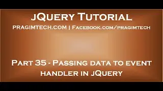 Passing data to event handler in jQuery