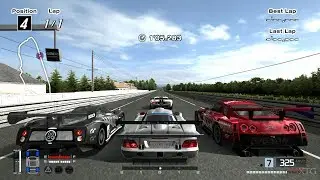 [#1513] Gran Turismo 4 - Mercedes-Benz CLK-GTR Race Car 98 (HYBRiD) PS2 Gameplay HD