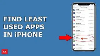 How to find least used or unused apps on iPhone and delete them to make space free in iPhone