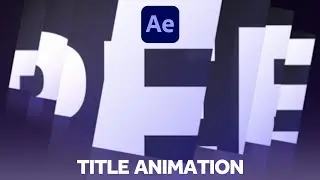 Screens Title Animation | After Effects Tutorial