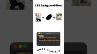 CSS blend mode two images #frontenddeveloper #css3 #blending #background #codewithharry #learning