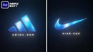 Trendy Logo Animation in After Effects - After Effects Tutorial - Simple Logo Animation | Easy way