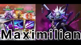 Maximilian Dark Weapon Master  in RTA (Summoners War)