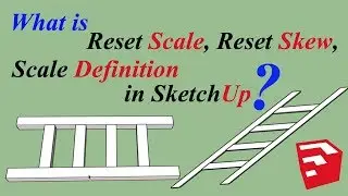 What is Reset Scale, Reset Skew & Scale Definition in SketchUp