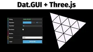 Three.js Dat GUI Tutorial and Setup Guide