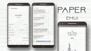 Paper Art EMUI 5/8 Theme for Huawei and Honor devices ft. Honor 9 lite