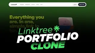 Linktree Portfolio CLONE In HTML/CSS