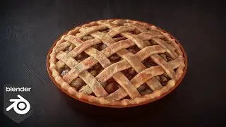 Apple Pie 🥧 With Procedural Materials (Blender Tutorial)