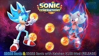 Sonic Generations Mod Part 168_ SSGSS Sonic / SSGSS Sonic with Kaioken X 100 Mod (RELEASE)