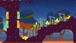Angry Birds Seasons Abra-ca-Bacon 1-1 100% Feather Mighty Eagle Walkthrough