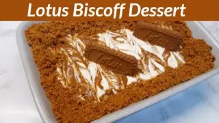 Lotus Biscoff dessert | 10 Minutes Easy Dessert Recipe | By Cook with Rabi