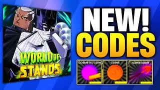 MAY CODES🎄🎁 WORLD OF STAND CODES 2025! ROBLOX WORLD OF STAND CODES