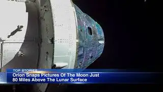 NASAs Orion spacecraft snaps a selfie on its journey beyond the far side of the moon