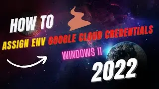 How to assign env to google cloud credentials