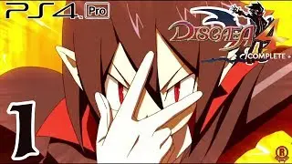 Disgaea 4 Complete + (PS4 PRO) Gameplay Walkthrough Part 1 [1080p 60fps]