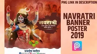 Navratri utsav banner(नवरात्री पोस्टर्स) Design Editing in PicsArt||new style banner 2019 Editing||