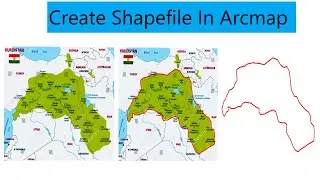 Making a new Polygon shapefile using ArcMap for any region | Creating shapefile by ArcGIS