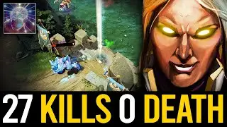 27 KILLS 0 DEATH!! PERFECT INVOKER vs TEMPLAR ASSASSIN MID | Dota 2 Invoker