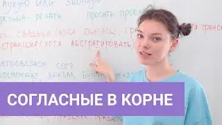 Согласные в корне слова