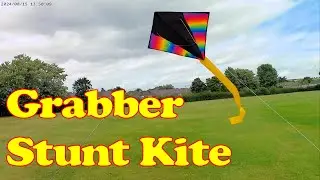 Flying the Grabber Stunt Kite 20240815