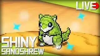 LIVE! Shiny Sandshrew after 3,984 Encounters in Pokémon Black 2!
