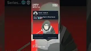 Itachi Uchiha killed his clan 🤯