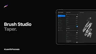 Procreate Brush Studio: Taper