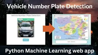 Vehicle number plate detection Deep Learning ,  Flask Web App, Project Source code