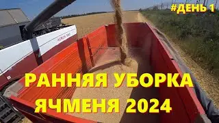 УБОРКА ОЗИМОГО ЯЧМЕНЯ НА КУБАНИ 2024 / РАННЯЯ УБОРКА ОЗИМЫХ / НАЧАЛО СТРАДЫ  2024