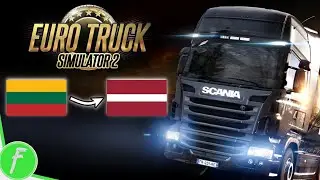 Euro Truck Simulator 2 Lithuania To Latvia Delivery Gameplay HD (PC) | NO COMMENTARY