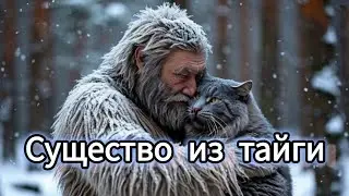 Существо из тайги: Странный человек и его кот | Мистический рассказ