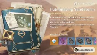 [Fulminating Sandstorm] The Culling of the Worms: Gathering and Testing | Event Challenges and Quest