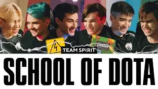 Team Spirit: SCHOOL OF THE DOTA. Miposhka, Yatoro, Collapse, Torontotokyo, Silent, Mira.