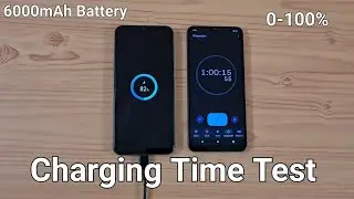 Samsung Galaxy F14 | Galaxy M14 5G Charging Test | 6000mAh Battery| 25W Charging (0-100%)