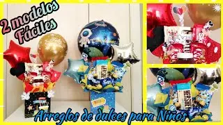 Ancheta de cumpleaños para niños * Arreglo de dulces para niños * Arreglo de dulces para cumpleaños