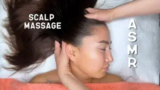 So Relaxing ASMR Scalp Massage with the BEST Tools for Deep Sleep 😴