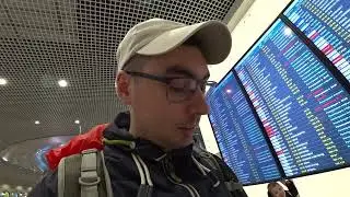 Modern Electronic scoreboards in Domodedovo Airport - Электронные табло с авиарейсами в Домодедово